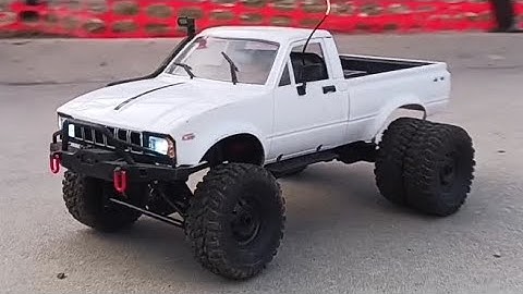 WPL C24-1 2spd 2x4 How to make Dirt Cheap Stock Tire Duallies & Fixing wobbley slipping Hexs