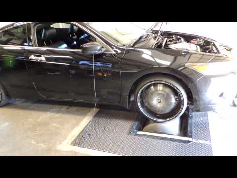 2008 Honda Accord 3.5L Coupe Dyno Run On 20'S