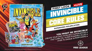 INVINCIBLE – SUPERHERO ROLEPLAYING CORE RULEBOOK || FIRST LOOK @monkeyswithfire