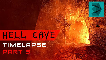 Hell Cave | 3ds Max Timelapse | Part 3 - Atmosphere effects