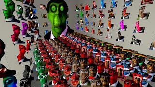 NEWEST OBUNGA NEXTBOT FAMILY vs. ME in BACKROOMS in Garry's Mod!!!