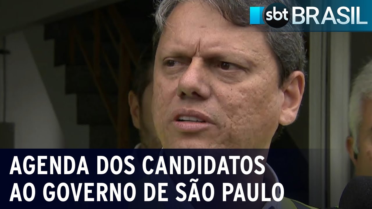 Haddad suspende compromissos após ameaças; Tarcísio e Garcia cumprem agenda | SBT Brasil (06/09/22)