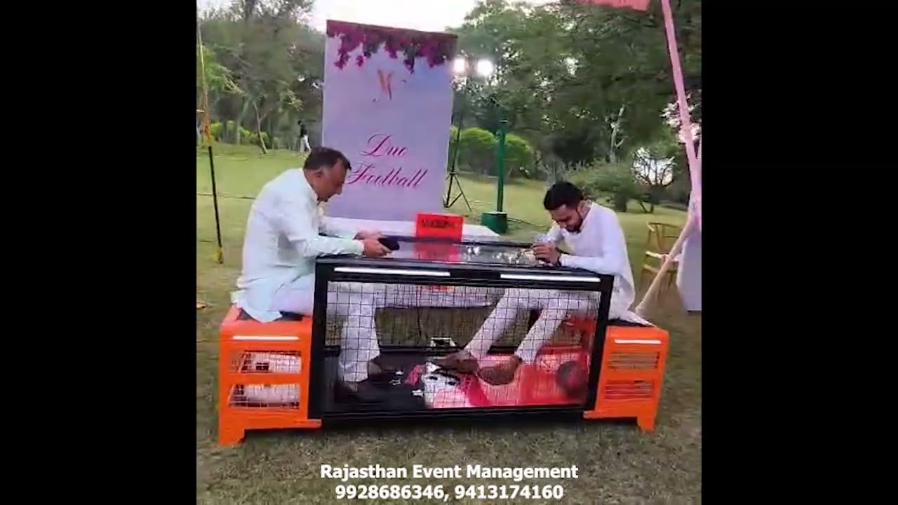 Electric Football Game for Events in Udaipur|Fun Game Stall for Weddings Parties 9928686346 