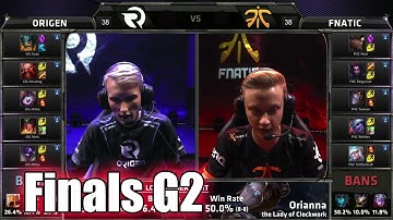Fnatic vs Origen | Game 2 Grand Finals S5 EU LCS Summer 2015 Playoffs | FNC vs OG G2 Finals