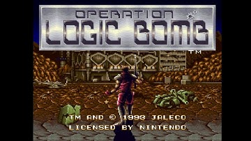 Operation Logic Bomb (SNES) Gameplay/Review