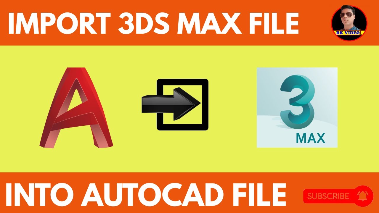 How to Import 3DS File into Autocad | 3ds Max Tutorial | Autocad Tutorial |  - YouTube