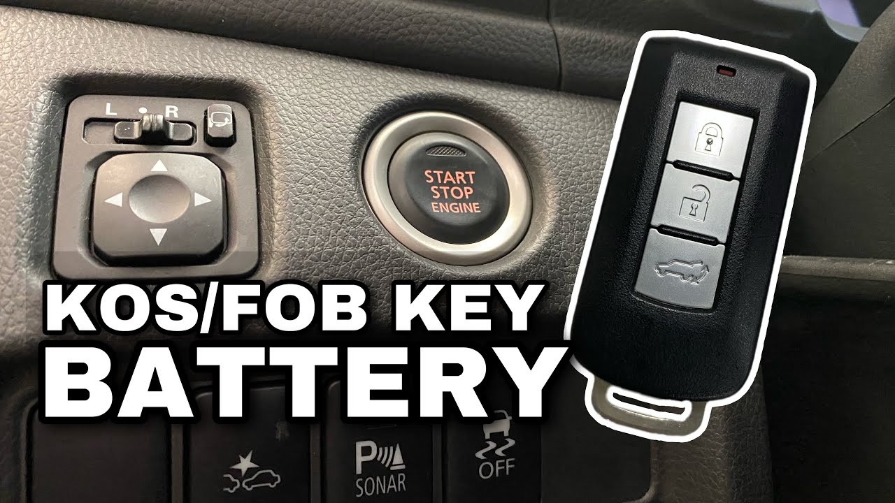 Keyless Operation System HOW TO REMOVE KEYLESS OPERATION SYSTEM (KOS) KEY BATTERY. FOB KEY ...