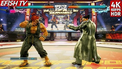 Akuma vs Kazuya (Hardest AI) - Tekken 7 | PS5 4K 60FPS