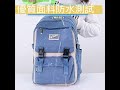 MGSHOP 普普風後揹書包 兒童書包 青少年後背包(後背包)) product youtube thumbnail