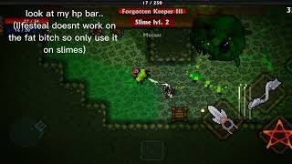 Defeating Forgotten Keeper 3 using Hunter and Lynx - Pocket Rogues (read des.) screenshot 3