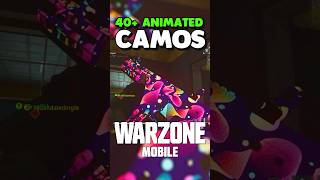 All 40+ Animated and Glowing Camos in Warzone Mobile