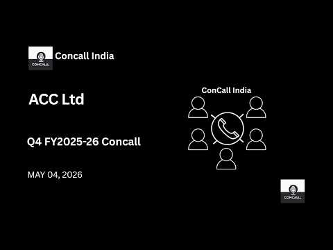 ACC Ltd Q4 FY2025-26 Concall