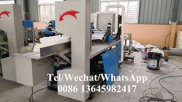 330mm full automatic two colors printing customized logo napkin paper making machine