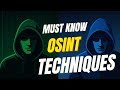 6 Must-Know OSINT Techniques in 8 Minutes