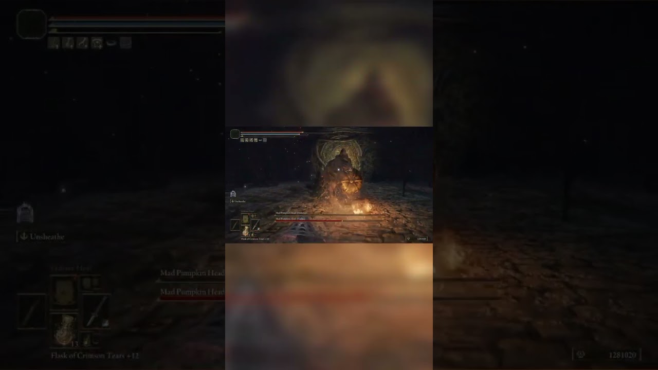 Defeating duo Mad Pumpkin Head at Caelem Ruins 