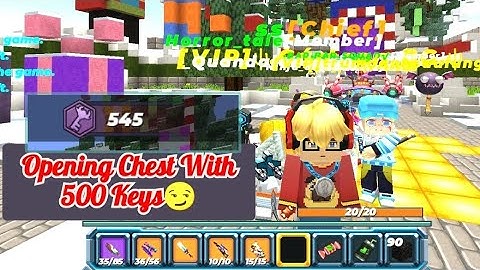 Opening Chest with 500 Keys(Build and Shoot)😎🔥😱