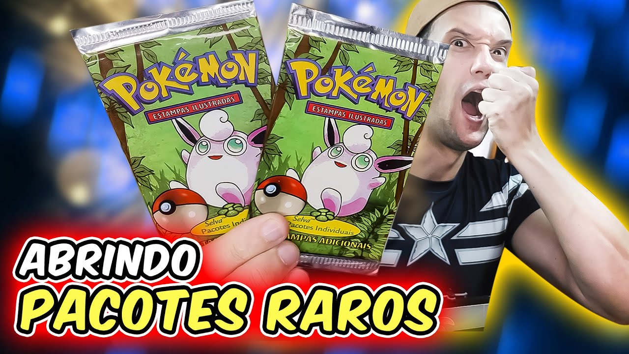 ABRI PACOTES POKEMON RAROS DE 2000! | CAPITÃO HUNTER CARTAS POKEMON TCG