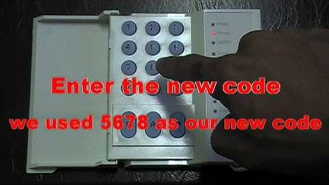 Change Master Code on DSC Alarm System.mpg
