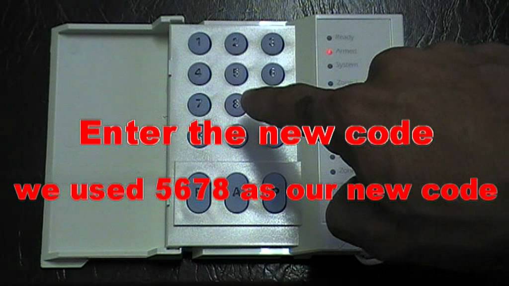 Change Master Code On Dsc Alarm System Mpg Youtube