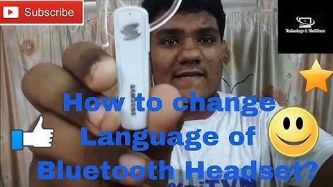 [English]How to change the language of any Bluetooth headset/headphone to English by just 2 steps!