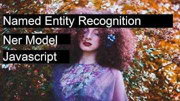 Develop a named entity recognition (NER) model for extracting information from text. with JavaScript