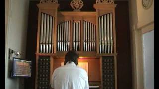 Video thumbnail of "Ron Dekker: Hauptwerk - Bovenkerk Kampen - BWV553"