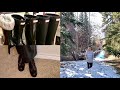 WINTER Boots for Inclement Weather | Unboxing & TryON A NEW Pair |Rain Boot Socks |Boots Not to Wear