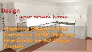 Mastering Staggered Tile Patterns in GIMP: Step-by-Step Guide for 3D Design Projects