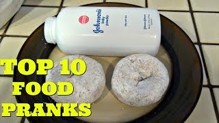 TOP 10 HUSBAND VS WIFE GENIUS FOOD PRANKS - Pranksters In Love