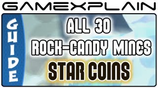 New Super Mario Bros. U - All Rock-Candy Mines Star Coins (30!) & Secret Exits Guide & Walkthrough screenshot 5