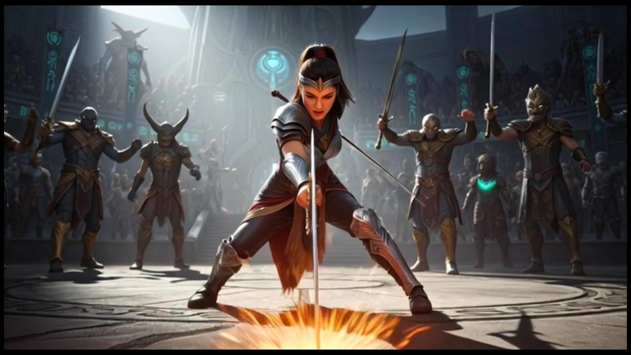 “Human Girl Dual-Wields Two Swords | Aliens Shocked