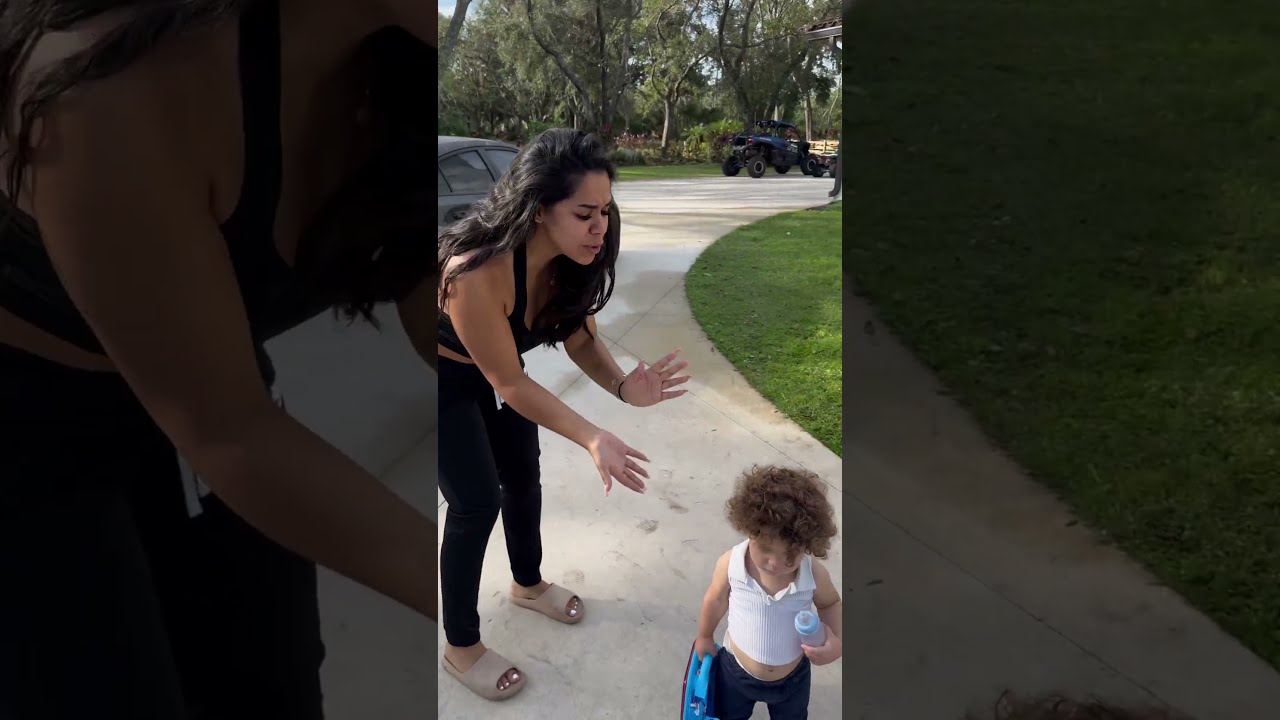 Mom And Dad Catch Son Trying To Take Sister School With Him Shorts