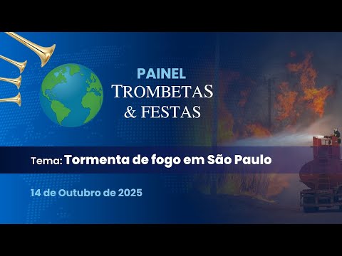 14/10/2025 - [PAINEL TROMBETAS & FESTAS] - ICM - Tema: "Tormenta de fogo em São Paulo"