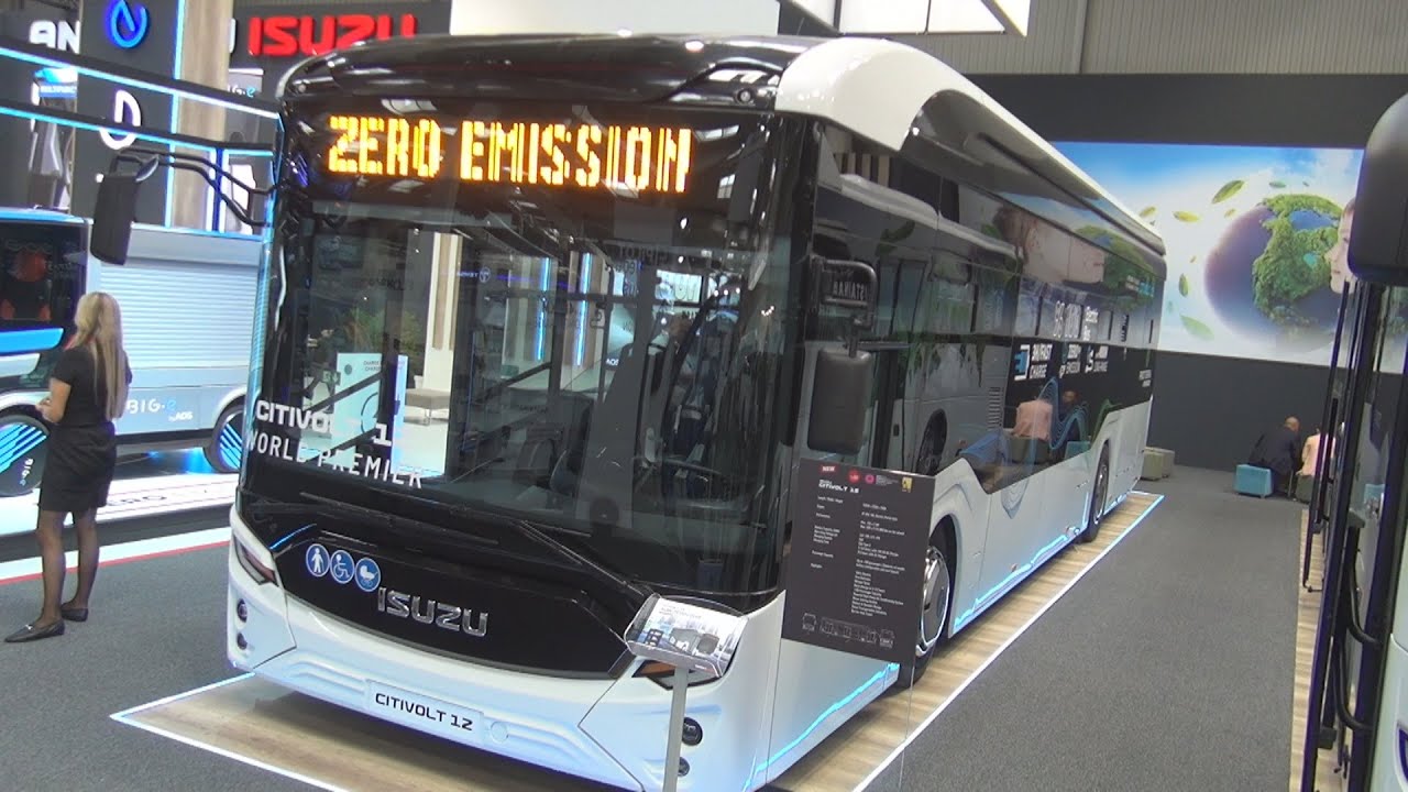 Isuzu Citivolt 12 Electric City Bus (2023) Exterior and Interior