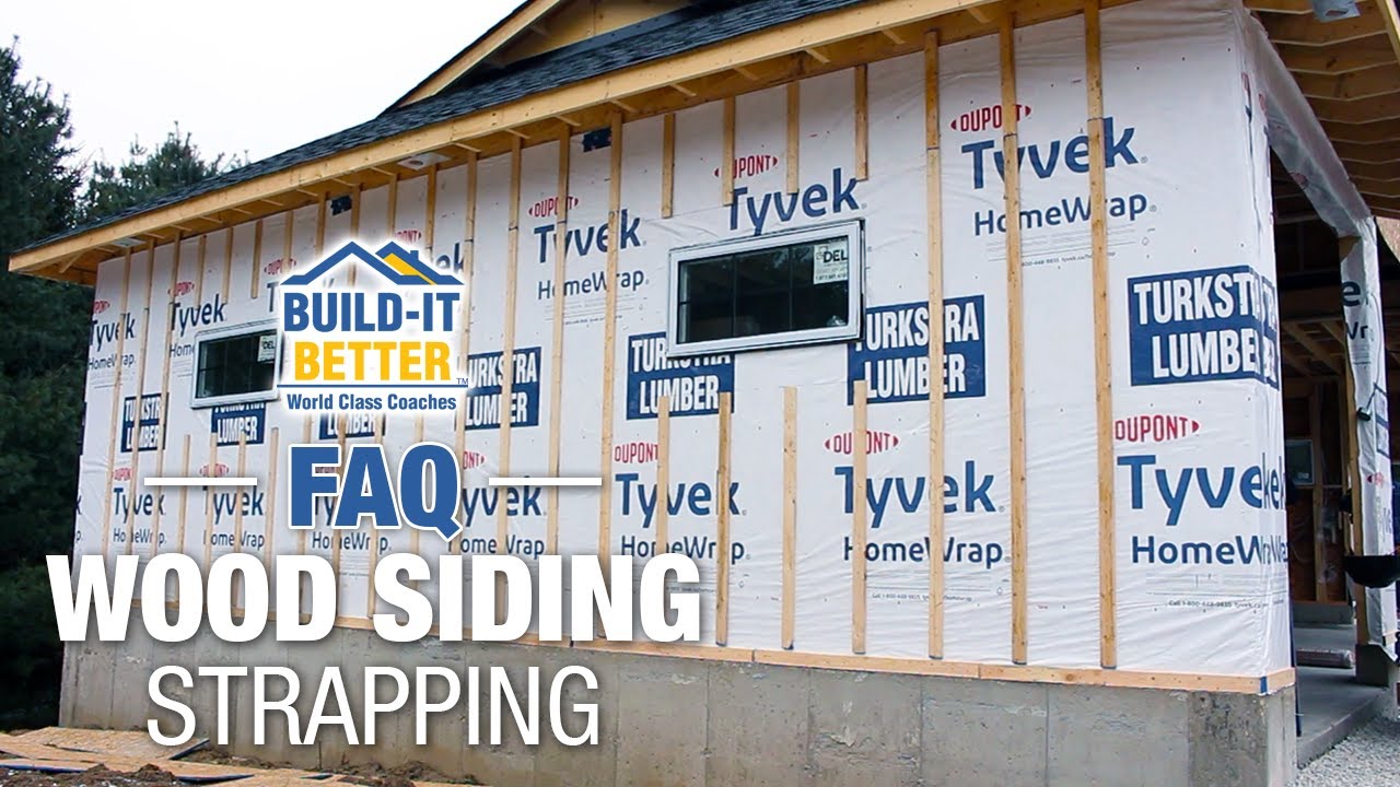 Strapping for Siding - Wood Siding FAQ - YouTube