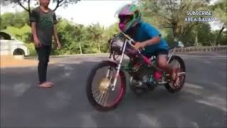 Gila!!Setting Satria FU Tune UP 200cc...NGACIRR