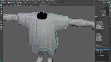 [Maya] Character Modeling and Texturing : Part A- Modeling - # 015 (Cloth)