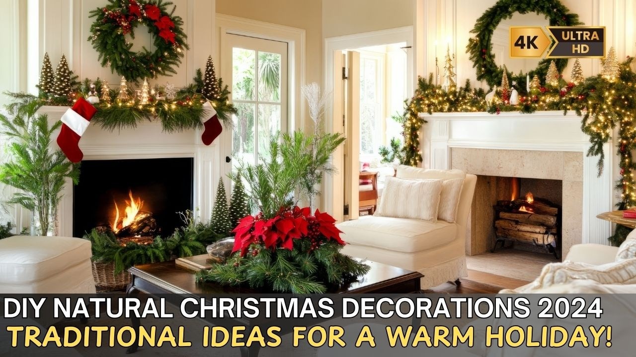 DIY Natural & Luxury Christmas Decorations 2024: Stylish Elegant Ideas ...