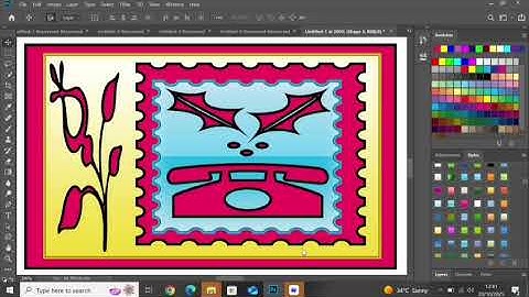 How to create a simple designs Using Styles and custom shapes