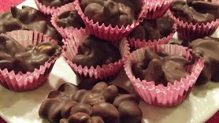 Chocolate Nut clusters - Easy No Fail Recipe - The Hillbilly Kitchen