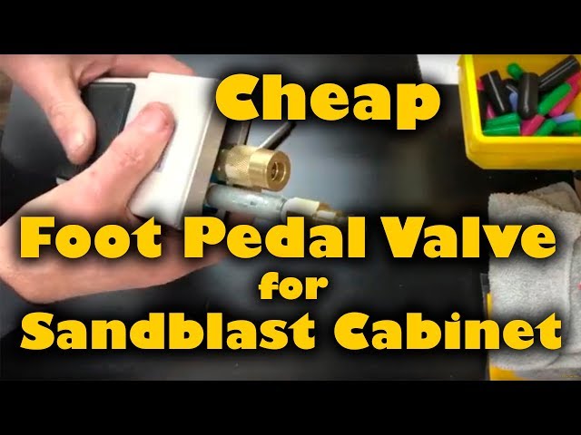 Foot Pedal Valve For Sandblast Cabinet