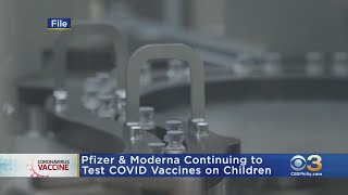 Pfizer, Moderna Continue Testing COVID-19 Vaccine On Children