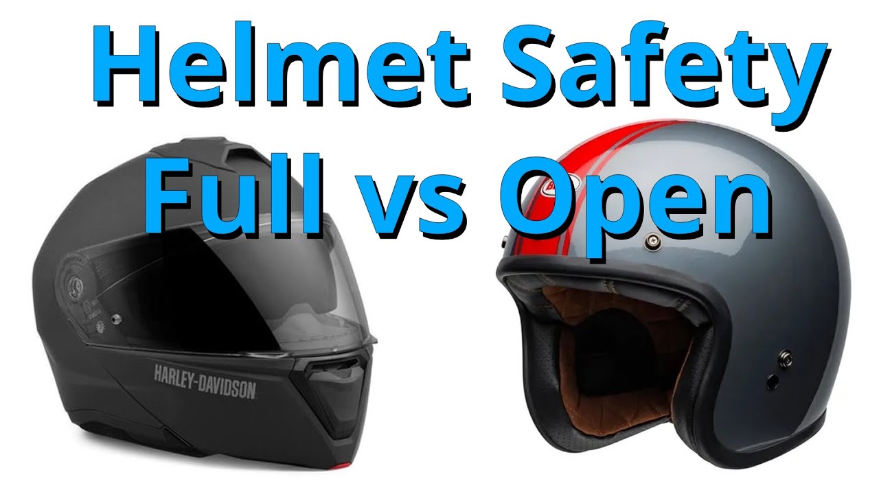 Motorcycle helmet safety: Is full-face better than open-face? The