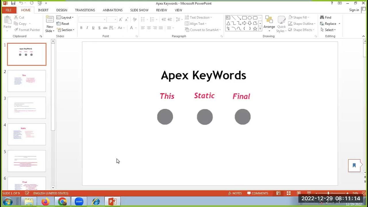 Difference between this and static and final in java or apex youtube