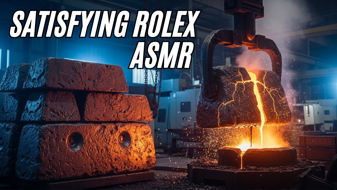 ASMR | Creating a Rolex Submariner Date from Raw 904L Oystersteel 