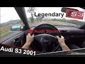 Audi S3 1.8 Turbo (2001) POV Test Drive + Acceleration 0 - 200 km/h