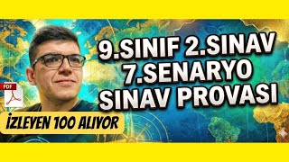 9. Sınıf Coğrafya 1. Dönem 2. Yazılı | 7. Senaryo Provası (Kesin Çıkacak Tarzda) #9sınıfcoğrafya