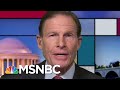 Blumenthal questions truthfulness of president trump jrs senate testimony  rachel maddow  msnbc