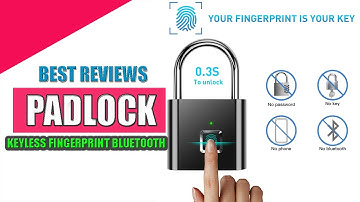 ▶ 🟡 5 BEST 【 PADLOCK 】 KEYLESS FINGERPRINT BLUETOOTH 🟡