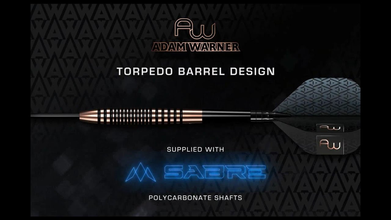 (D DART STORE) MISSION STEEL TIP DART Adam Warner Bronze Titanium 90